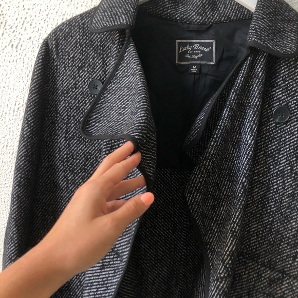 Lucky Brand Tweed Button Up Jacket Size Medium - Picture 4 of 10